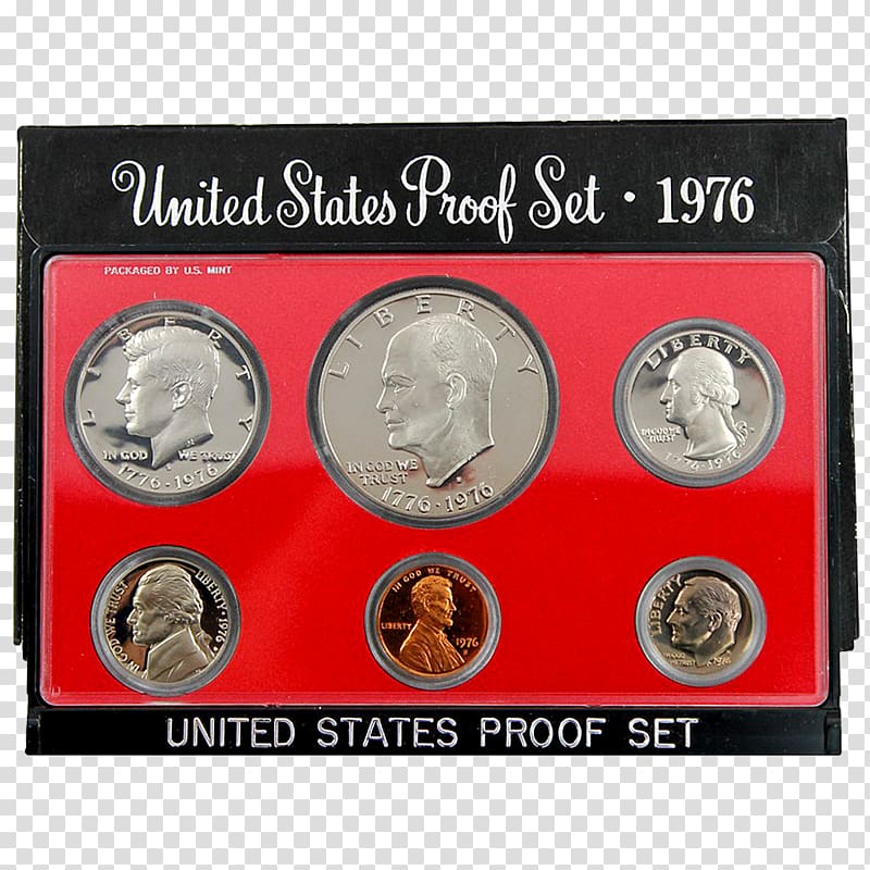 Proof coinage United States Mint Coin set, Coin transparent background PNG clipart