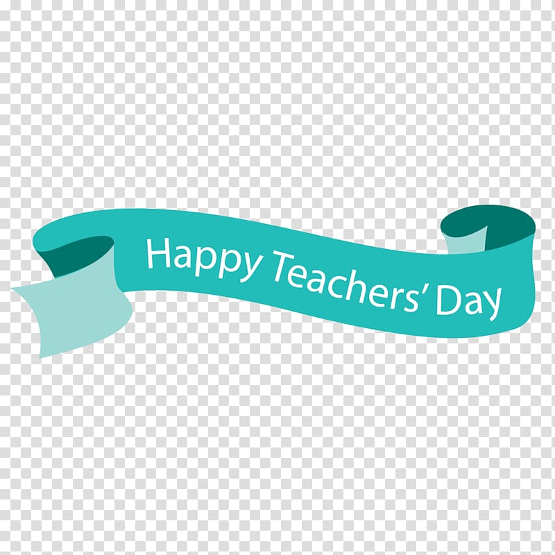 Ribbon Blue Festival, Green celebration teacher section ribbon transparent background PNG clipart