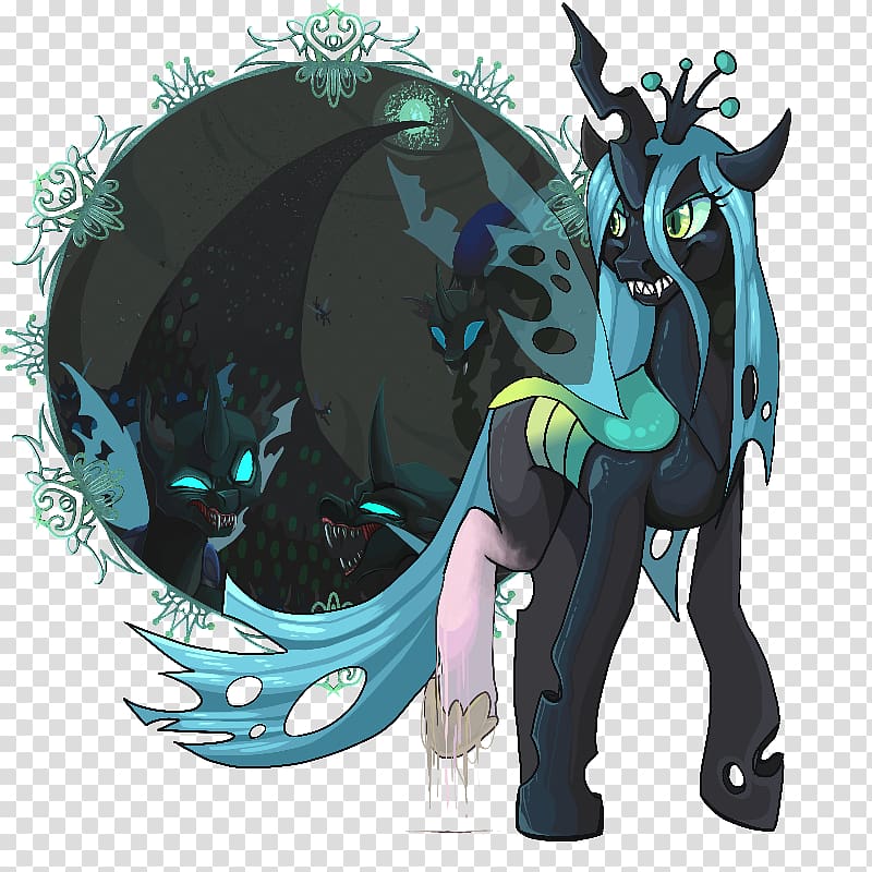 Horse Illustration Queen Chrysalis graph, horse transparent background PNG clipart