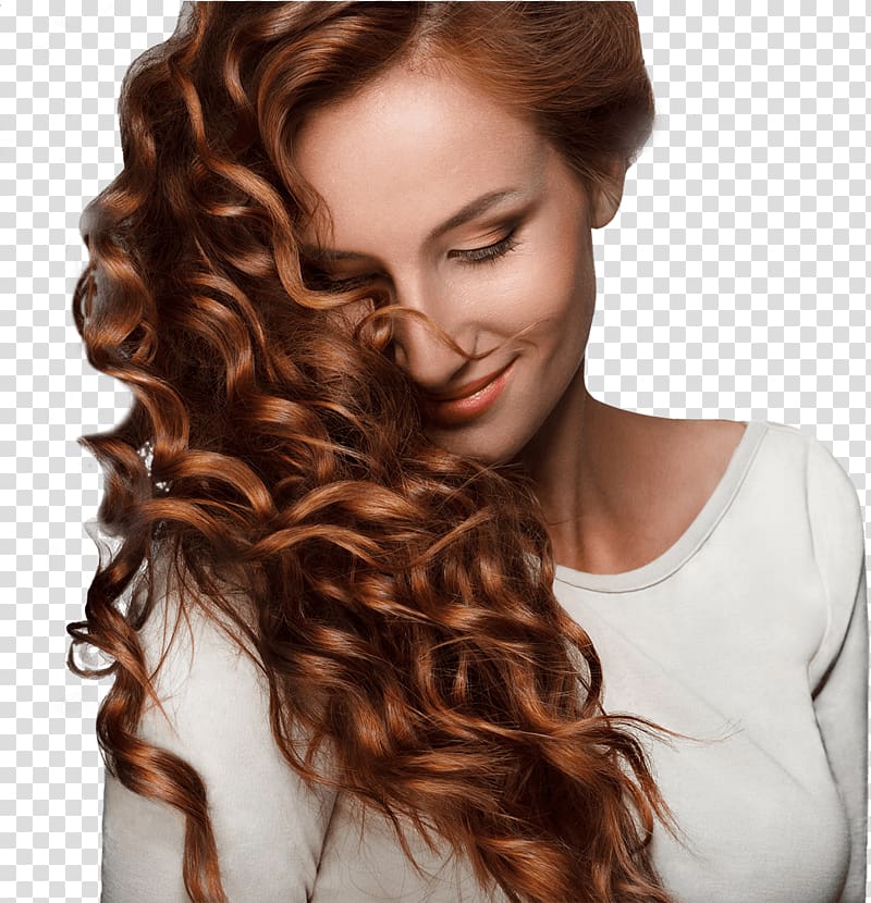 Hair Permanents & Straighteners Hairstyle Beauty Parlour Brown hair, beautiful hair transparent background PNG clipart