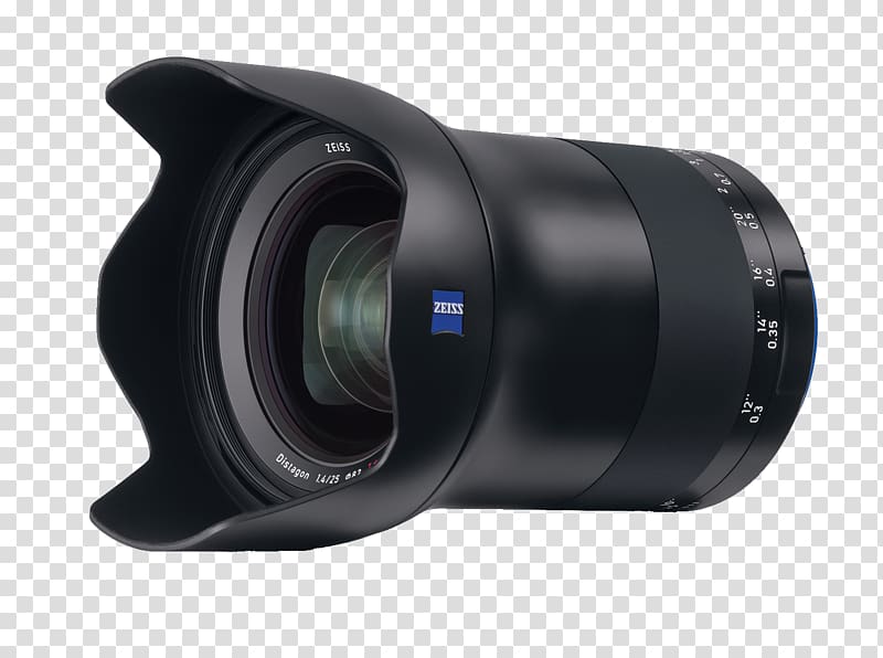 ZEISS Milvus 25mm f/1.4 Lens Full Frame Prime, Wide, Standard, Focus Manual Only, f/2.8 or Faster Camera lens Wide-angle lens Carl Zeiss AG Full-frame digital SLR, lens optical transparent background PNG clipart