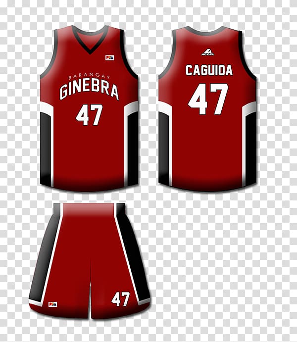 Barangay Ginebra San Miguel Philippine Basketball Association Sports Fan Jersey Basketball uniform, basketball transparent background PNG clipart