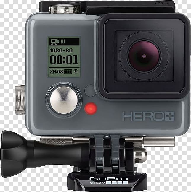 GoPro HERO+ LCD Action camera, goprocamera transparent background PNG clipart