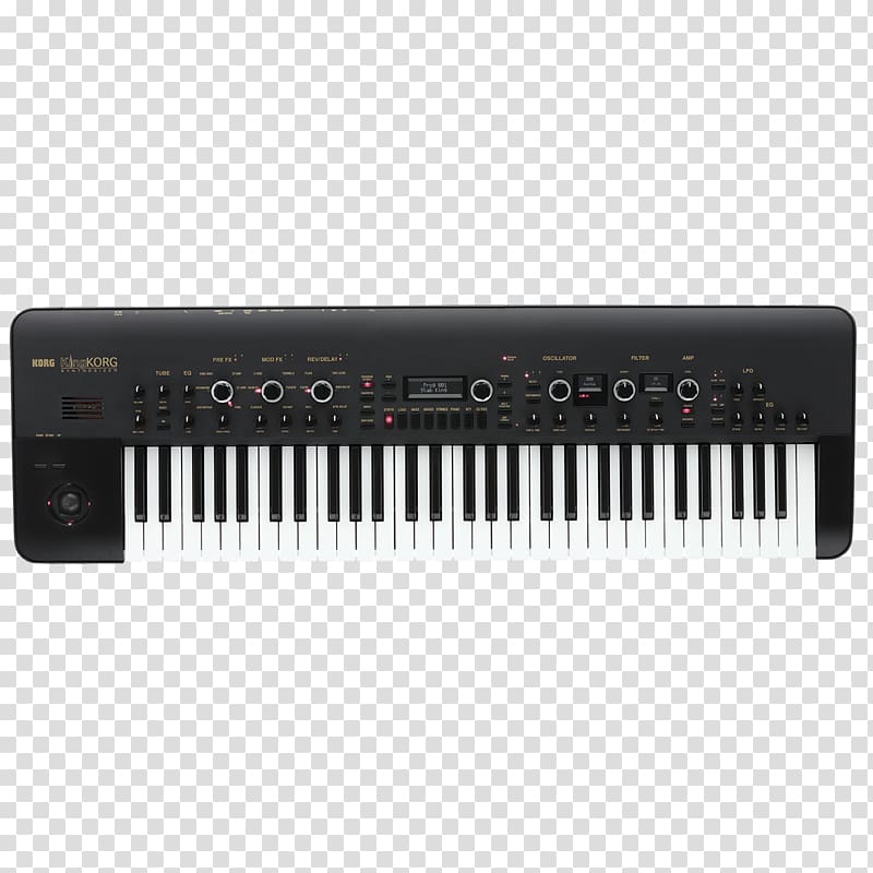 Korg Synthesizer Sound Synthesizers Analog modeling synthesizer Keyboard, keyboard transparent background PNG clipart