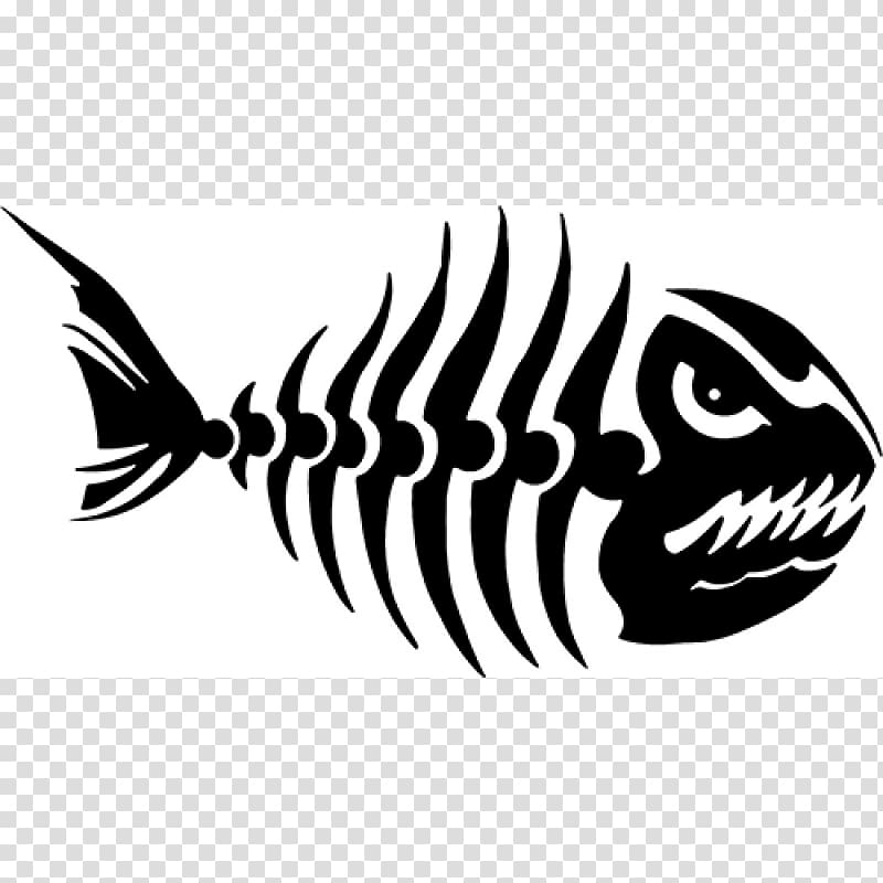 Decal Fish bone Skeleton, Skeleton transparent background PNG clipart