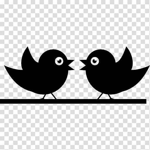 Bird Owl Computer Icons Drawing, couple birds transparent background PNG clipart