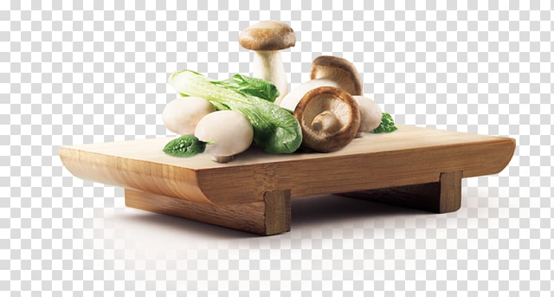 Mushroom Vegetable Dumpling, Rapeseed mushrooms on the table transparent background PNG clipart