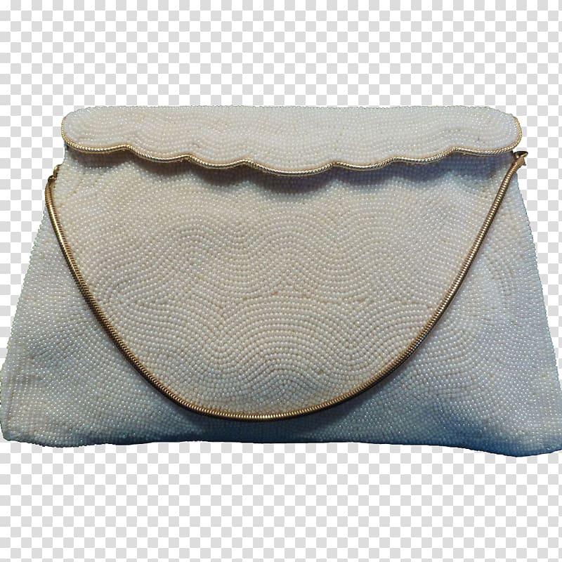 Handbag Beige Brown Beadwork, purse transparent background PNG clipart