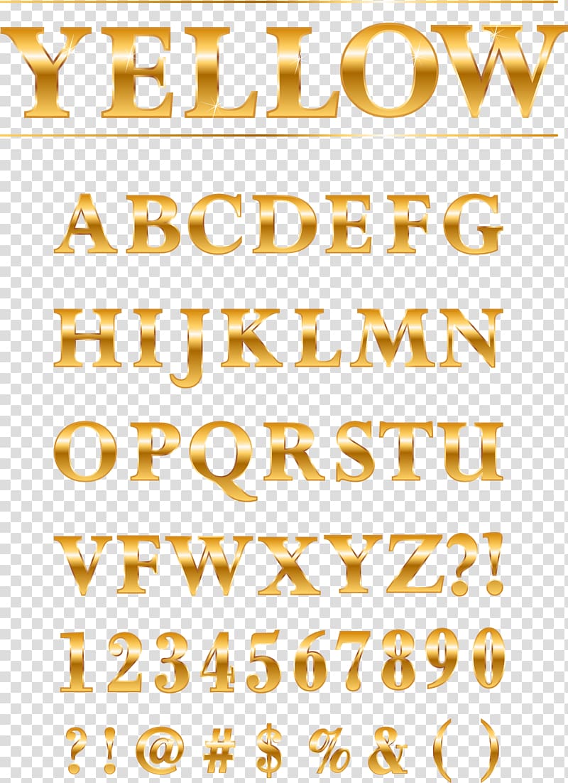 yellow text on blue background, Bright yellow letters transparent background PNG clipart