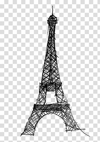 Eiffel Tower Drawing, eiffel tower transparent background PNG clipart