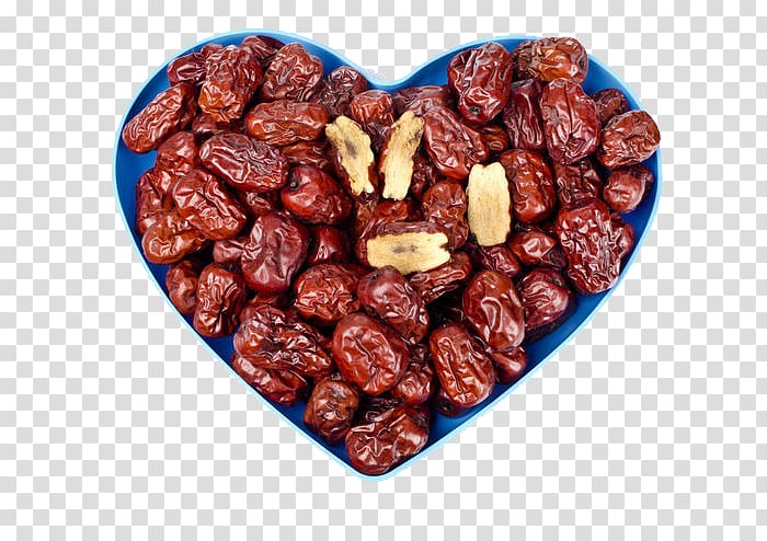 Heart , Fruit tray of dates transparent background PNG clipart
