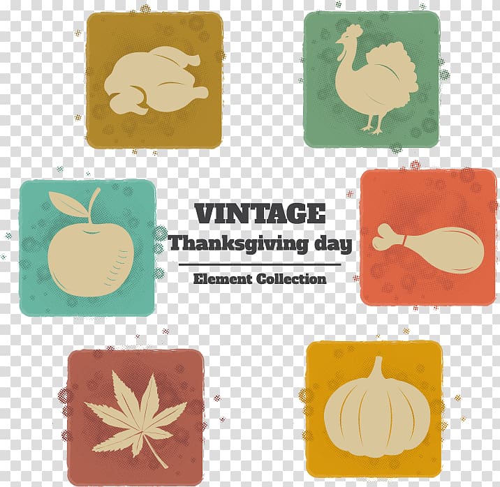 Turkey Thanksgiving Gratis, Vintage Thanksgiving flat element transparent background PNG clipart