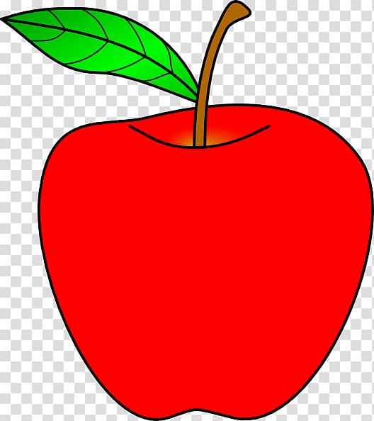 Apple Red , leave transparent background PNG clipart