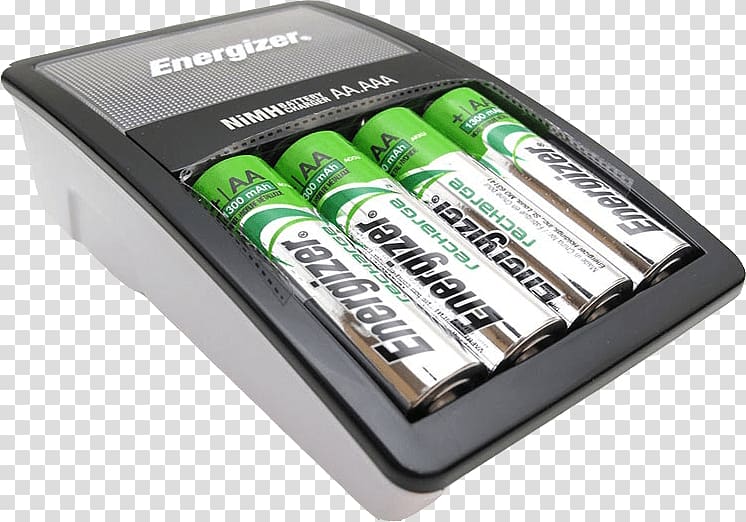 Battery charger AAA battery Nickel–metal hydride battery Rechargeable battery, Battery Pack transparent background PNG clipart