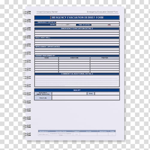 Emergency evacuation Fire drill Fire escape Paper, Earthquake Drill Checklist transparent background PNG clipart