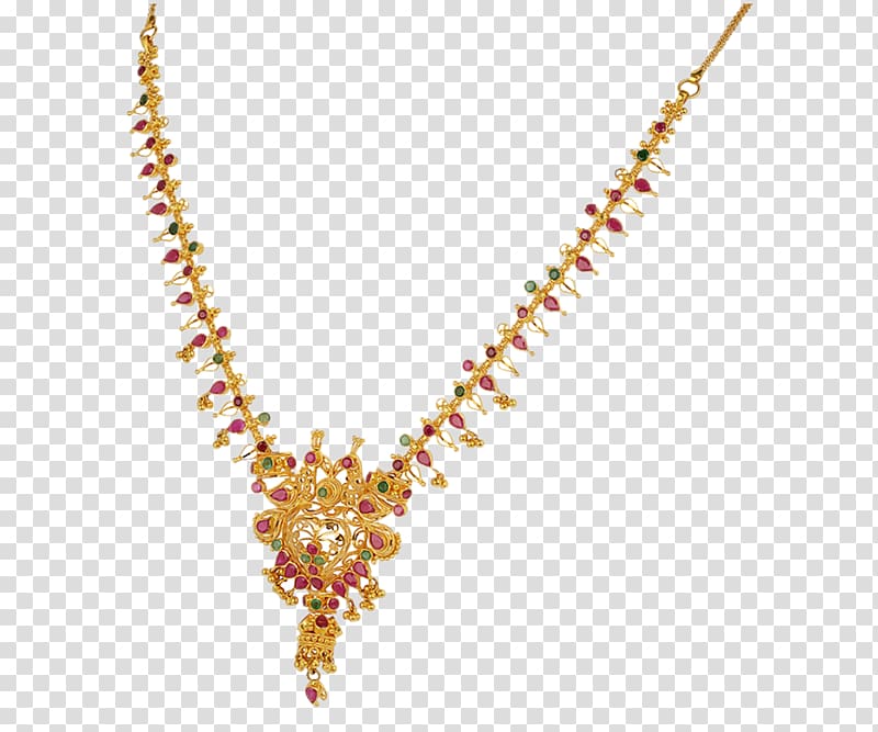 Necklace Earring Jewellery Gold Gemstone, necklace transparent background PNG clipart