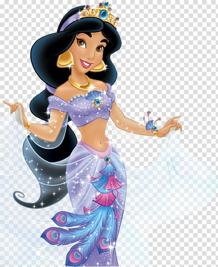 Princess Jasmine Belle Aladdin Ariel Disney Princess, princess jasmine transparent background PNG clipart