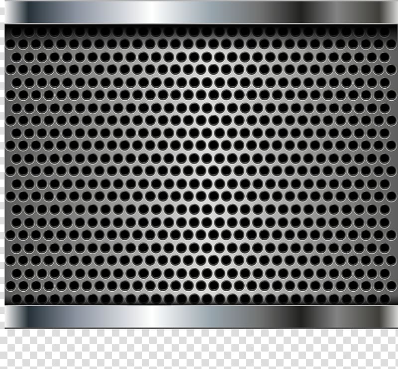 Perforated metal Manufacturing Mesh Stainless steel, Black hole technology background transparent background PNG clipart