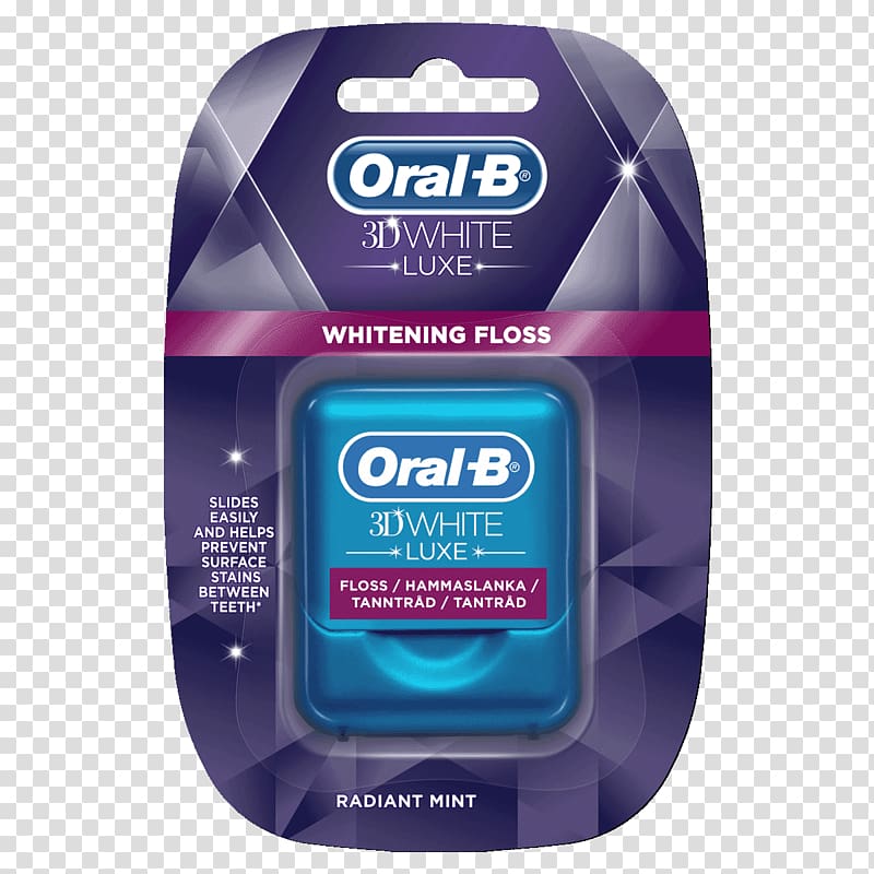 Dental Floss Oral-B 3D White Luxe Pro-Flex Toothbrush, Toothbrush transparent background PNG clipart