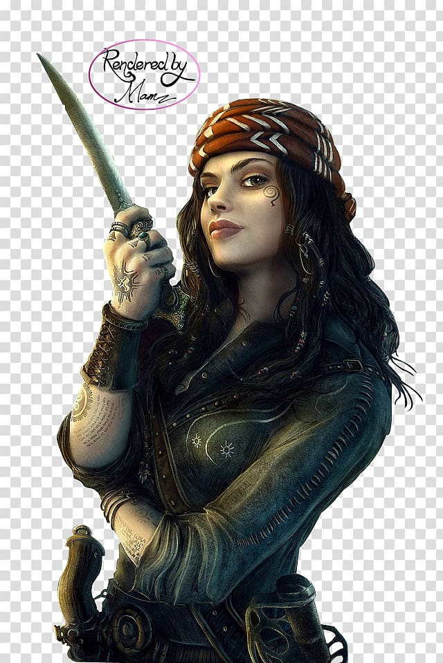 Piracy Woman Pathfinder Roleplaying Game Art Female, woman transparent background PNG clipart
