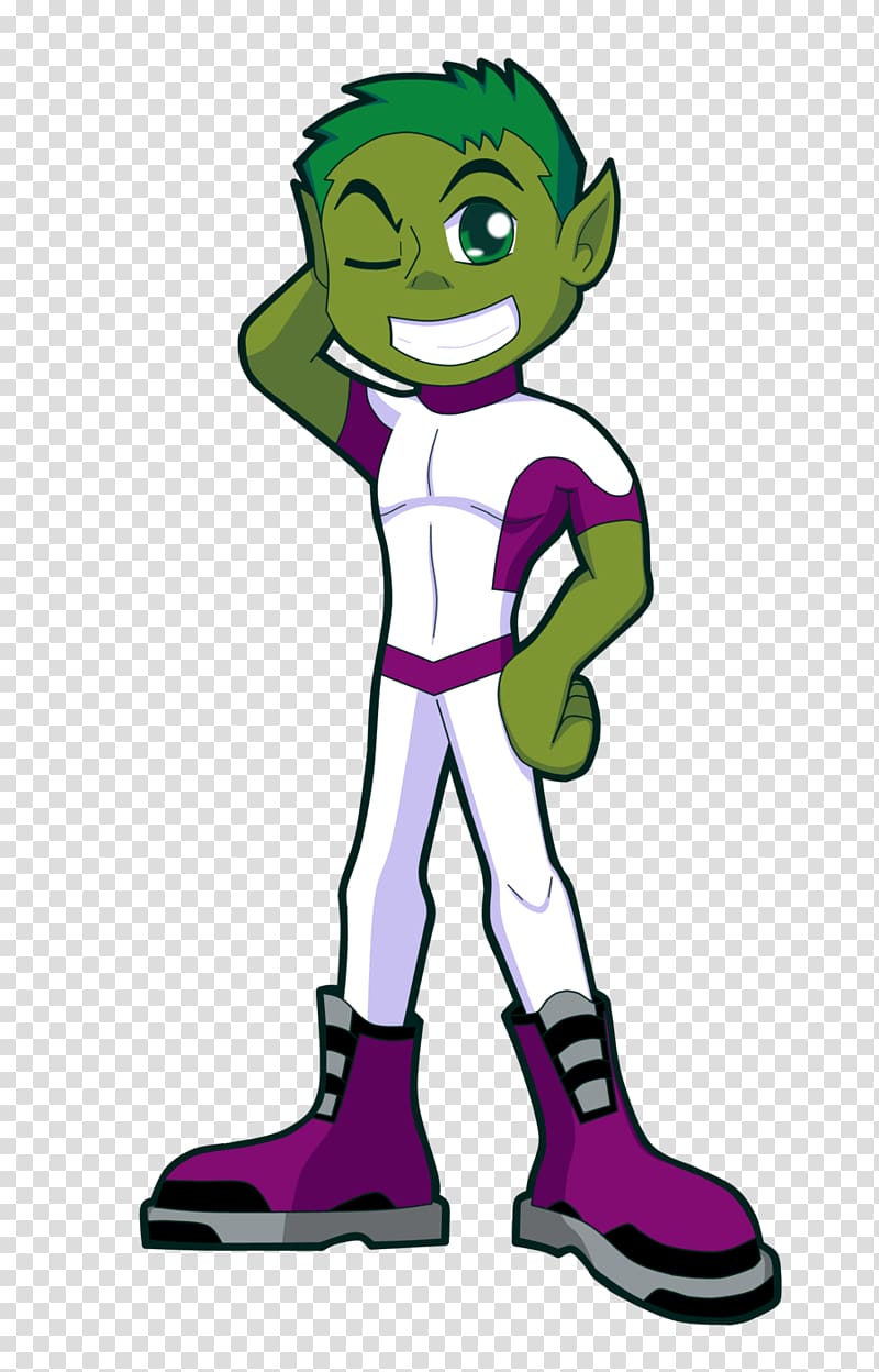 Cartoon Green , beast boy transparent background PNG clipart