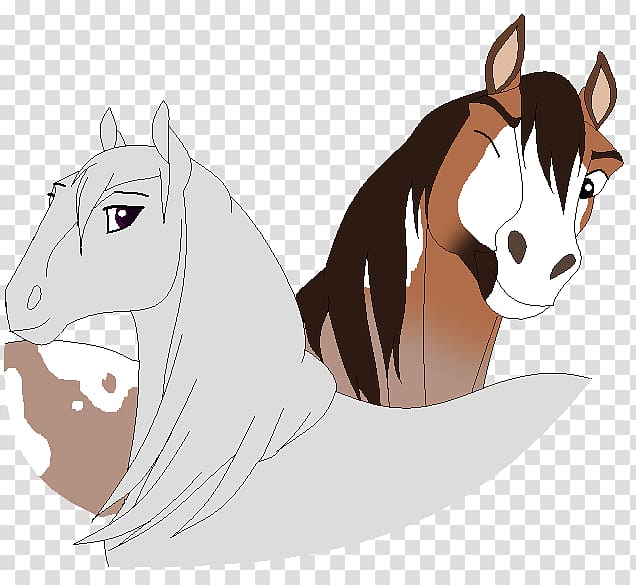 Cat Mustang Pony Stallion Line art, spirit horse transparent background PNG clipart