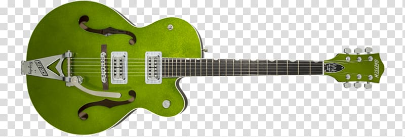 Gretsch Electric guitar TV Jones Archtop guitar, electric guitar transparent background PNG clipart
