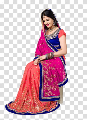 Woman In Saree PNG Transparent Images Free Download