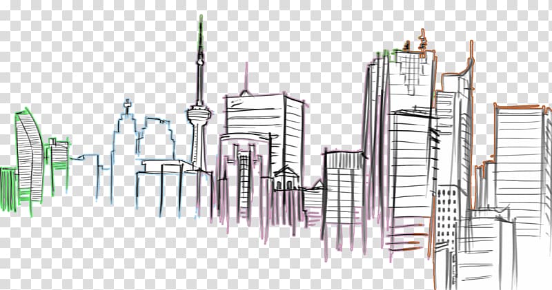 Drawing Urban Sketchers Skyline Sketch, others transparent background PNG clipart