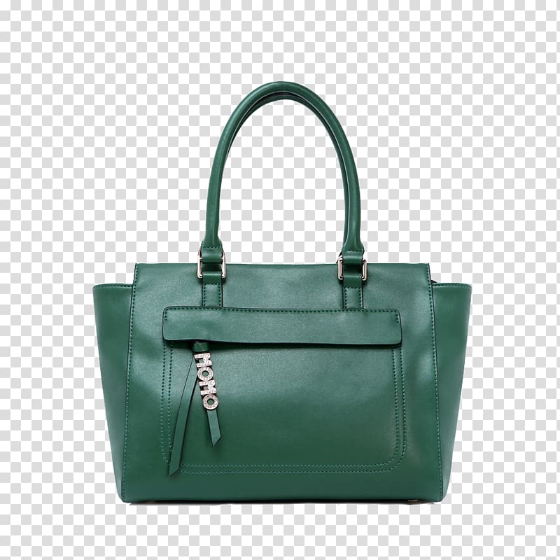 Tote bag Handbag Leather Backpack, Green Women\'s Backpack transparent background PNG clipart