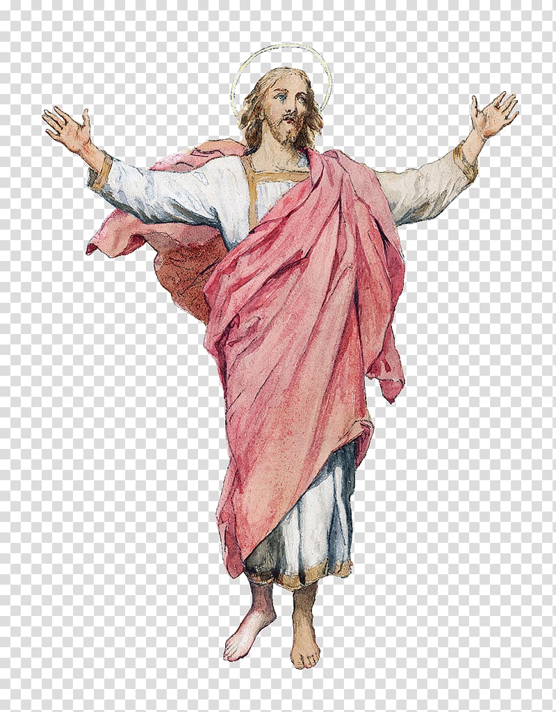 standing Jesus Christ illustration, Ascension of Jesus , jesus christ transparent background PNG clipart