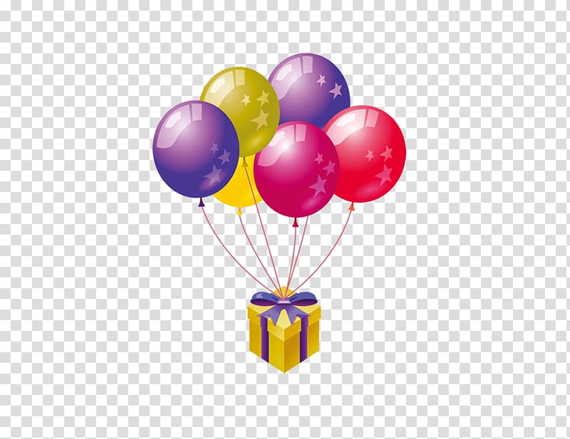 Happy Birthday to You Greeting card Wish , Cartoon balloon gift ...