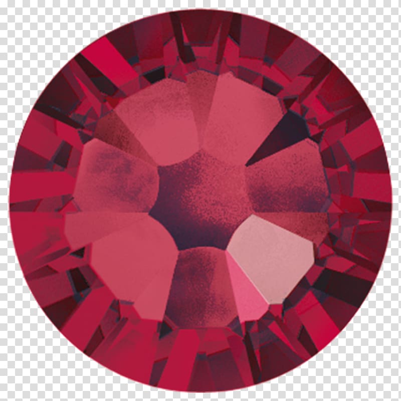 Imitation Gemstones & Rhinestones Swarovski AG Hotfix Fuchsia Ruby, ruby transparent background PNG clipart