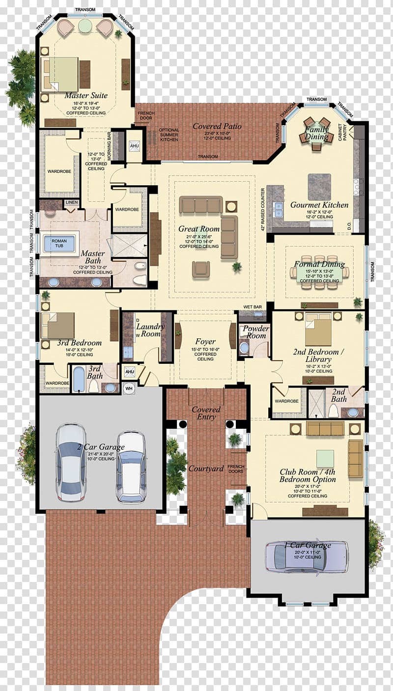 Floor plan Delray Beach House plan, long narrow bathroom design ideas transparent background PNG clipart