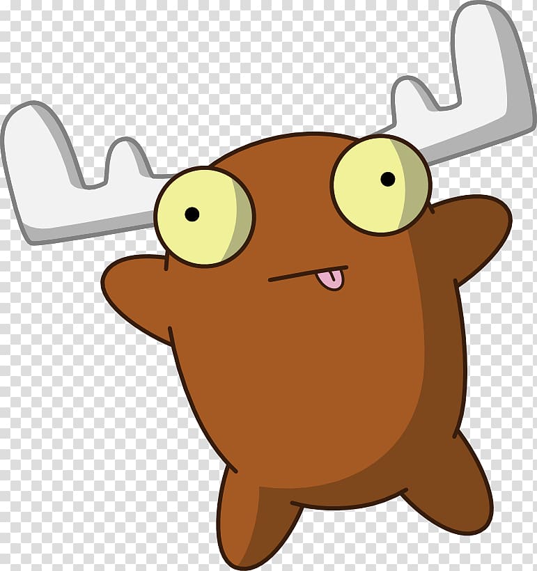 Moose Cuteness Cartoon , Planning transparent background PNG clipart