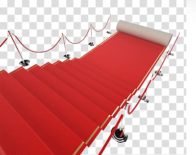 Red carpet transparent background PNG clipart
