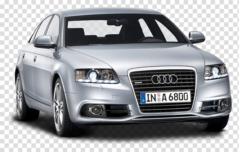 silver Audi A4, 2009 Audi A6 2010 Audi A6 Car Audi A8, Silver Audi Car transparent background PNG clipart