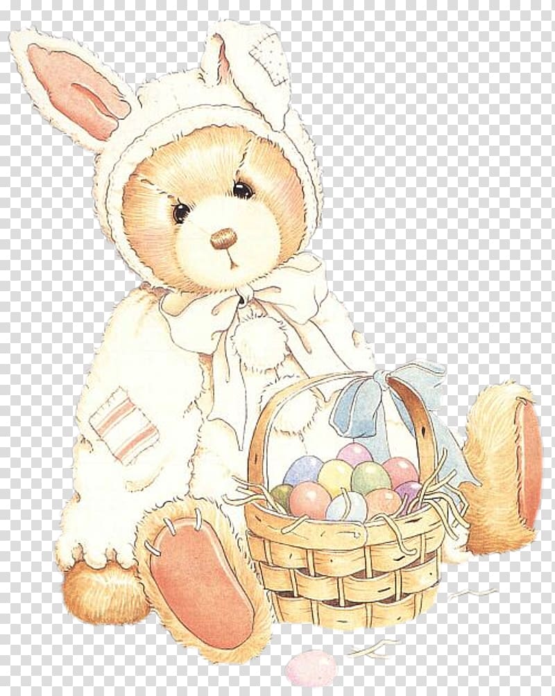 Easter Bunny Food Gift Baskets, Easter transparent background PNG clipart