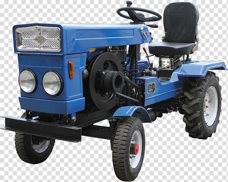 Two-wheel tractor Price Engine Malotraktor, tractor transparent background PNG clipart