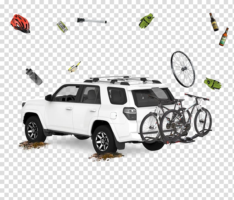 Bicycle carrier Sport utility vehicle Pickup truck, car transparent background PNG clipart