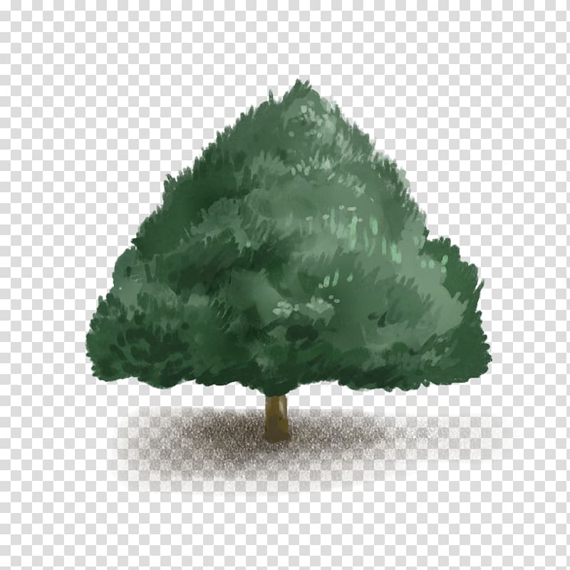 Green Tree Google Computer file, Cartoon dark green tree transparent background PNG clipart