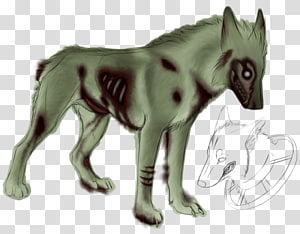 Dog Dingo Puppy Drawing Canidae, hyena transparent background PNG clipart thumbnail