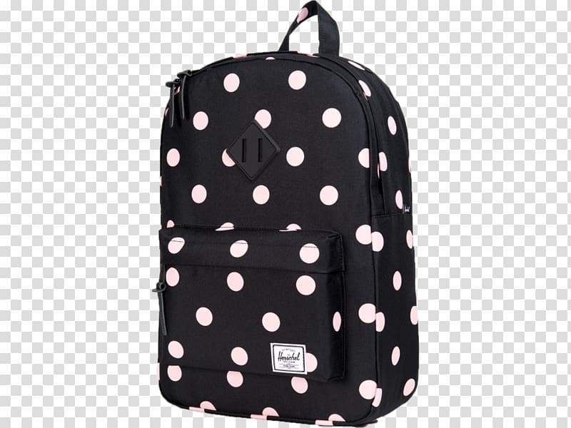 Polka dot Bag Herschel Supply Co. Heritage Backpack, bag transparent background PNG clipart