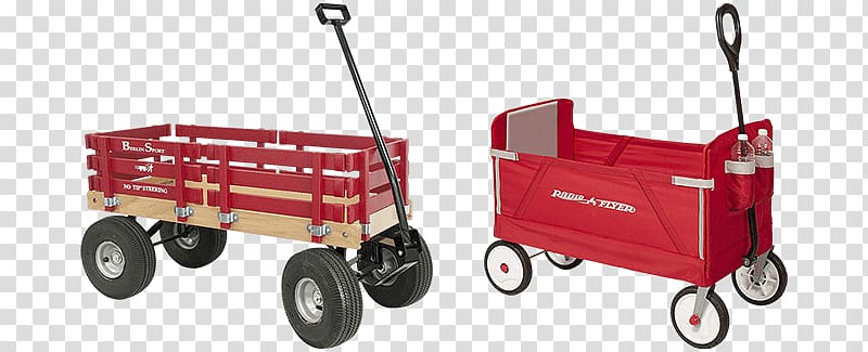 Radio Flyer Toy wagon Mac Sports Collapsible Folding Utility Wagon Cart, kids wagon transparent background PNG clipart