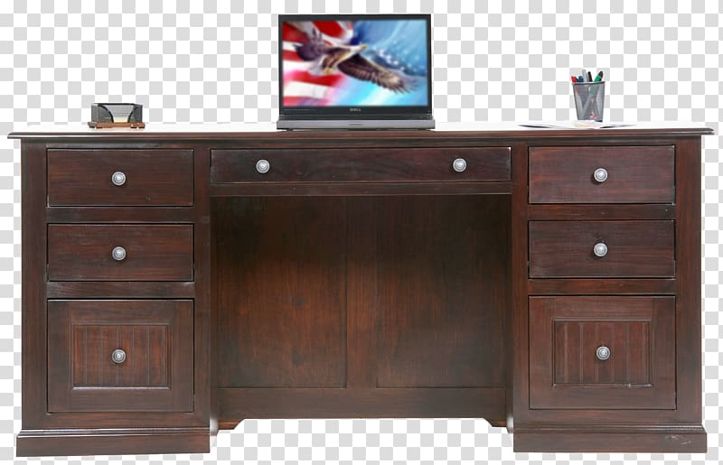 Desk Chest of drawers File Cabinets Buffets & Sideboards, Pedestal Desk transparent background PNG clipart