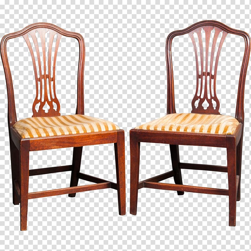 Furniture Chair Wood Armrest, walnut transparent background PNG clipart