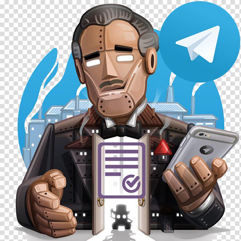 Telegram Bot API Security token Internet bot Chatbot, robot transparent background PNG clipart