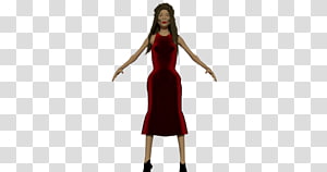 Shoulder Dress Character, dress transparent background PNG clipart thumbnail