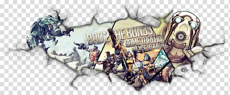Minecraft PlayStation 3 Borderlands 2, gaming banner transparent background PNG clipart