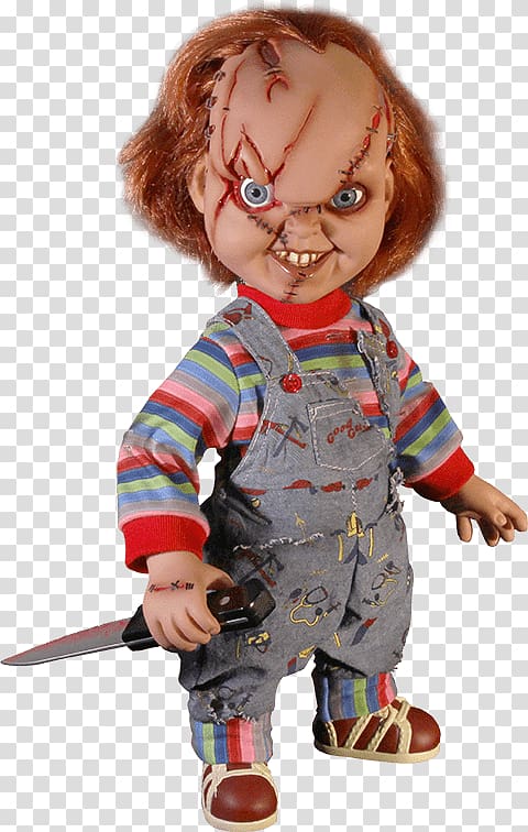 Chuckie doll, Scary Chucky transparent background PNG clipart